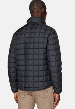 Bomber En Tissu Technique En Plume D'Oie