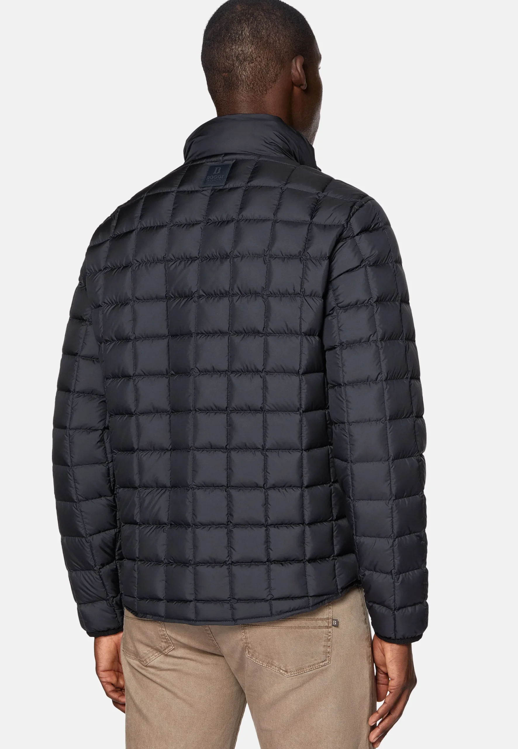 Bomber En Tissu Technique En Plume D'Oie