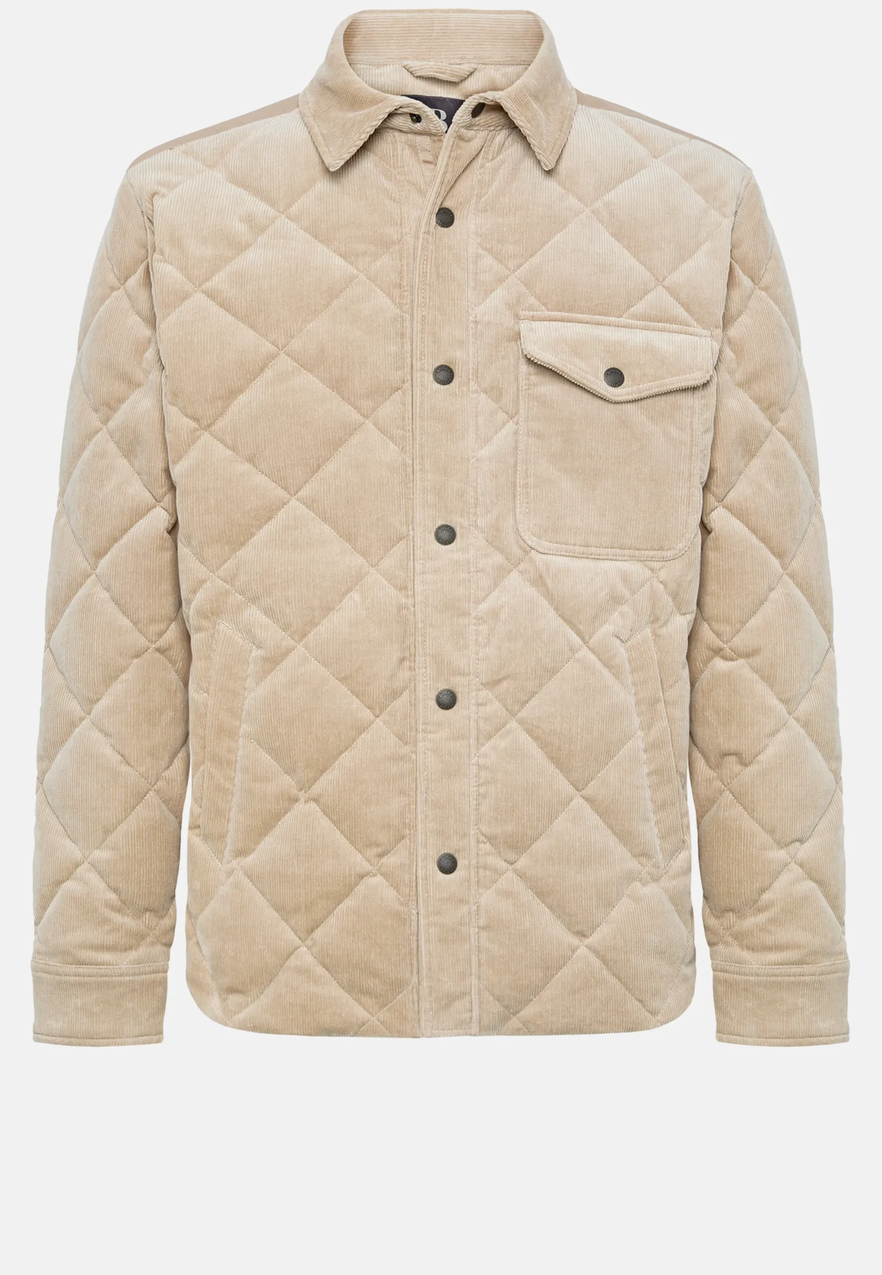 Bomber Rembourré En Velours De Coton
