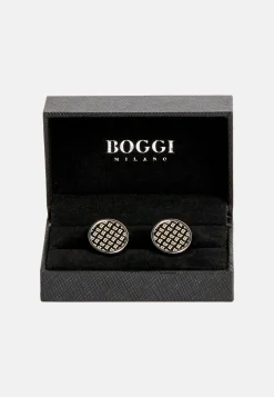 Boutons De Manchette De Chemise Ronds Avec Logo
