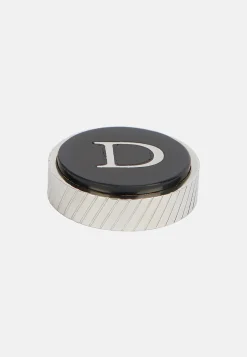 Boutons De Manchette Ronds Lettre D