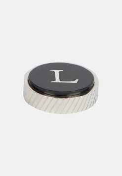 Boutons De Manchette Ronds Lettre L