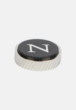 Boutons De Manchette Ronds Lettre N