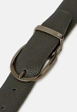 Ceinture Réversible En Cuir Foulonné