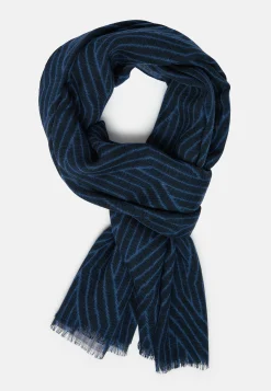 Écharpe À Chevrons En Laine