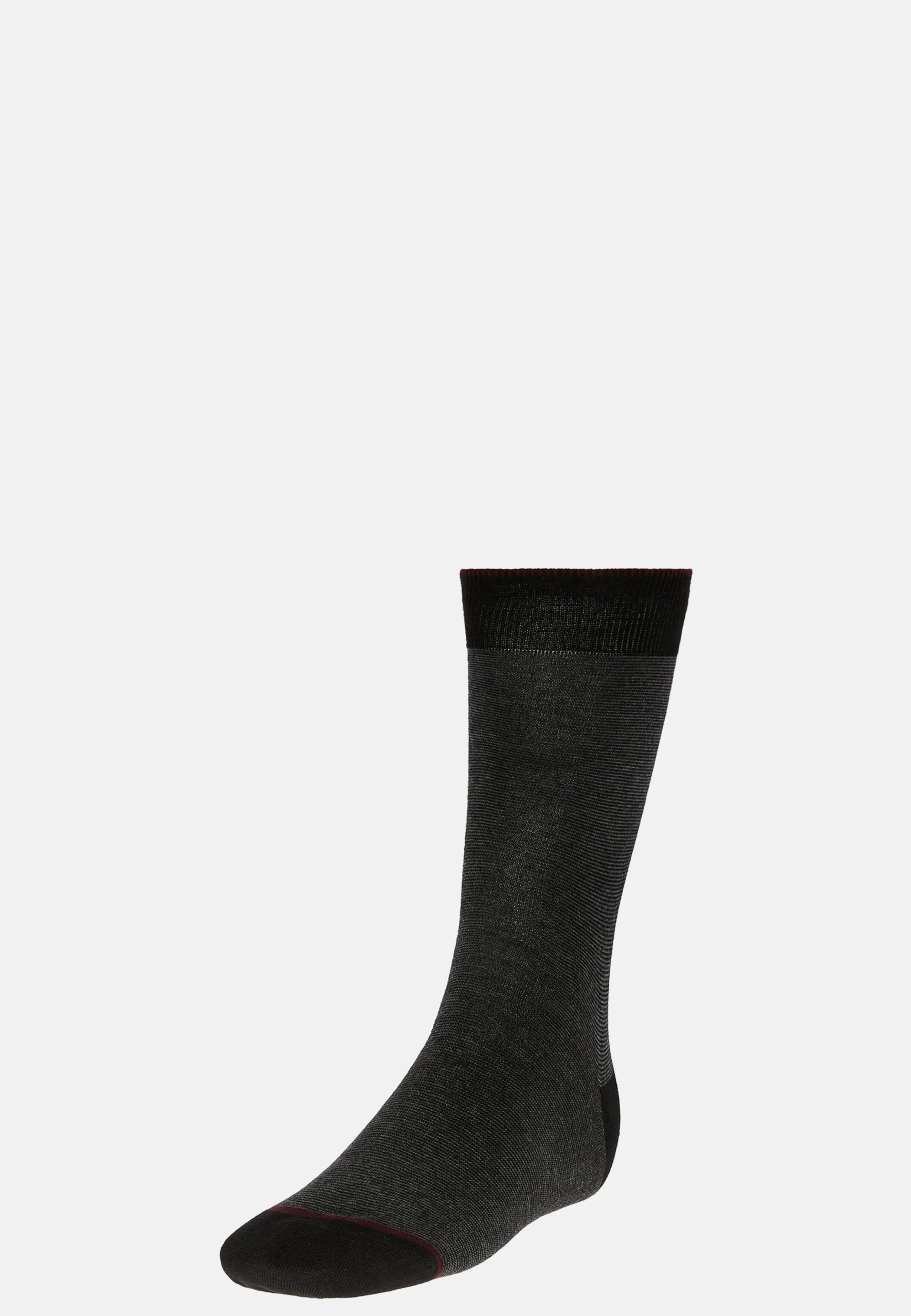 Chaussettes Rayées Micro Motif En Coton Bio