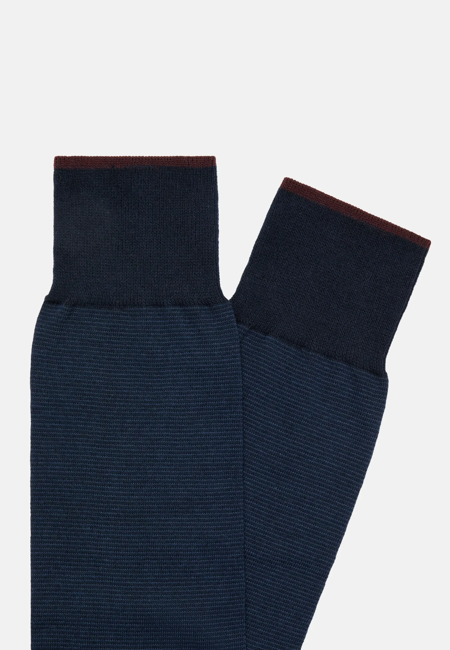 Chaussettes Rayées Micro Motif En Coton Bio