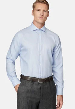 Chemise En Coton Dobby Regular Fit