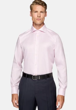 Chemise En Coton Dobby Regular Fit