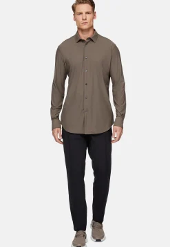 Chemise En Nylon Extensible Slim Fit
