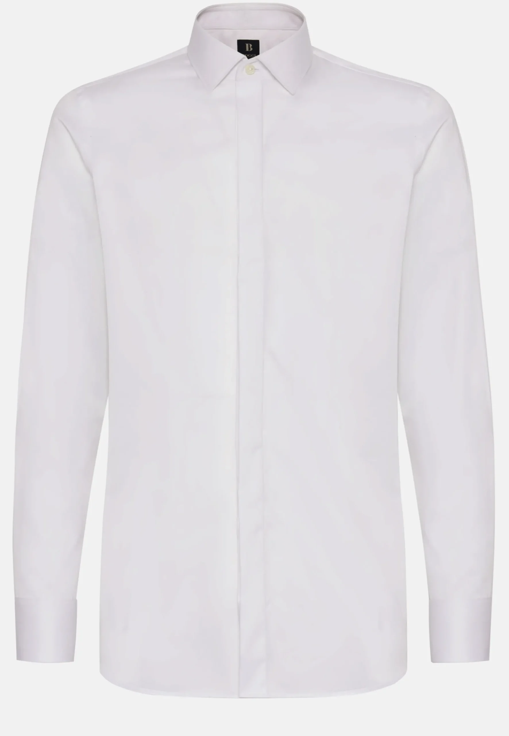 Chemise Slim Fit En Satin De Coton