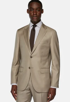 Costume Gris Tourterelle En Pure Laine