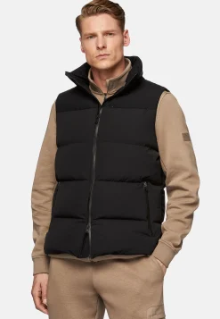 Gilet En Nylon Extensible En Plume D'Oie B Tech