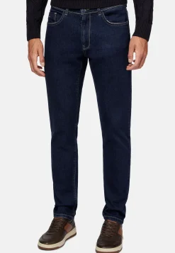 Jean En Denim Extensible Bleu Foncé