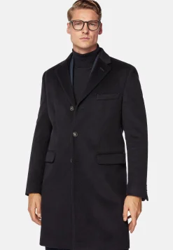 Manteau Droit En Cachemire Mélangé