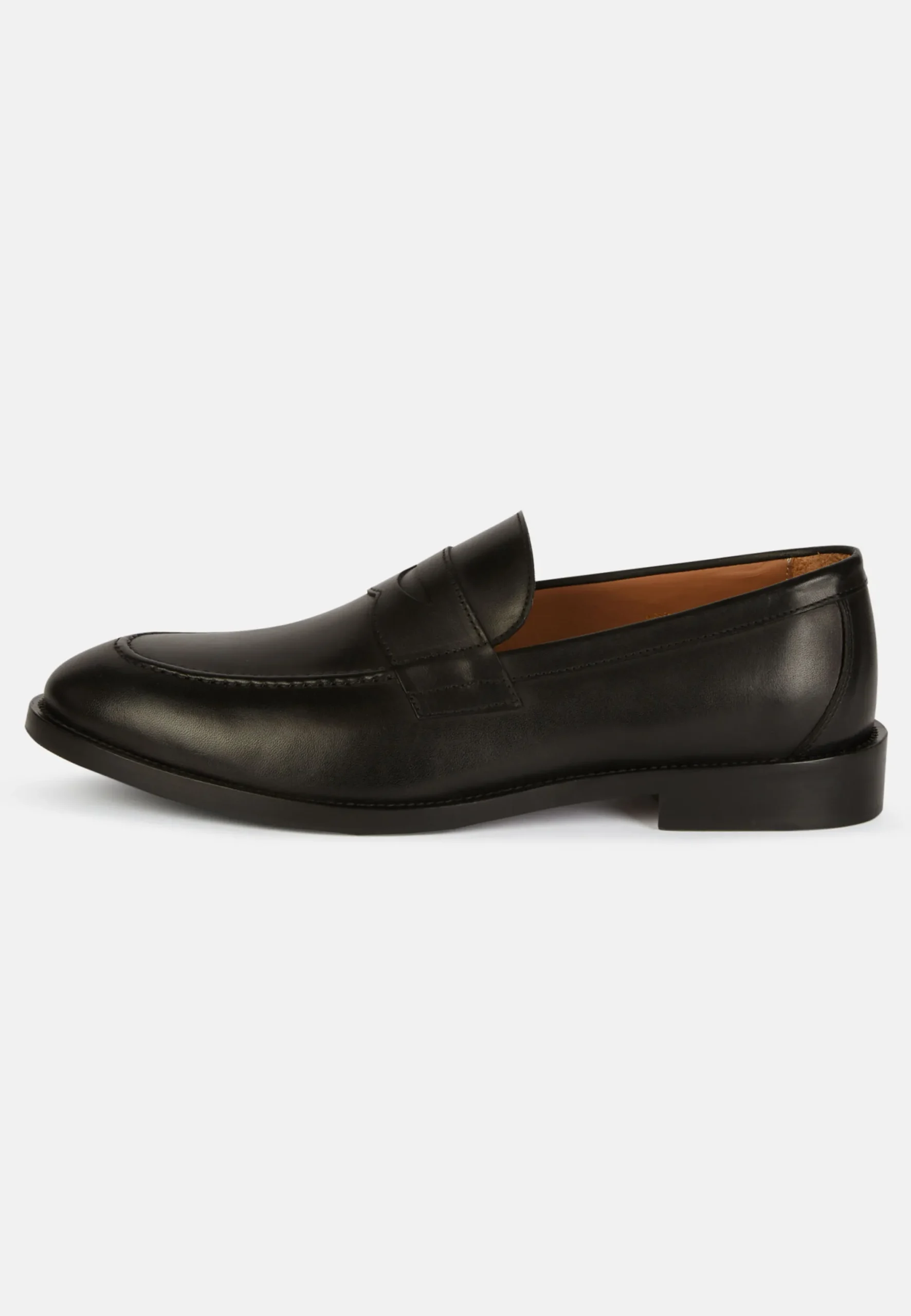 Mocassin En Cuir Tamponné