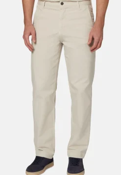 Pantalon En Coton Extensible