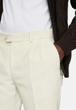 Pantalon En Velours De Coton