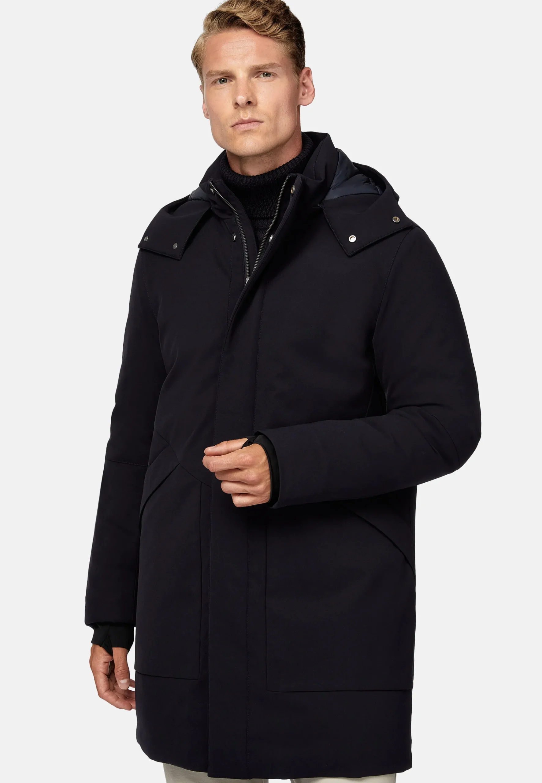 Parka En Tissu Technique Rembourré