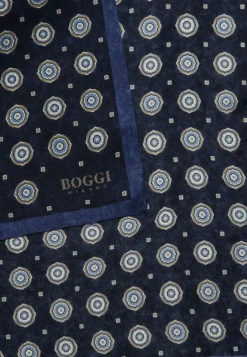 Pochette Motif Médaillon En Soie