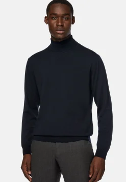 Pull Col Roulé En Laine Mérinos