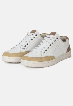 Sneakers En Cuir Et Daim