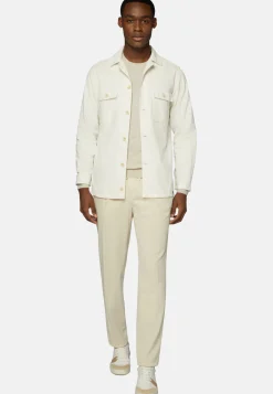 Surchemise Blanche En Velours