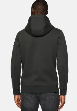 Sweat Full Zip À Double Capuche En Scuba