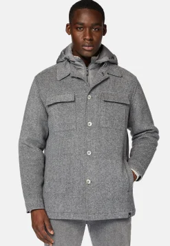 Veste Chemise Blink En Laine Avec Plastron