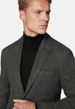 Veste Gris Et Noir B Jersey En Coton Mélangé